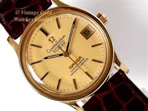 omega ladies gold watch 1970|omega constellation vintage 1970.